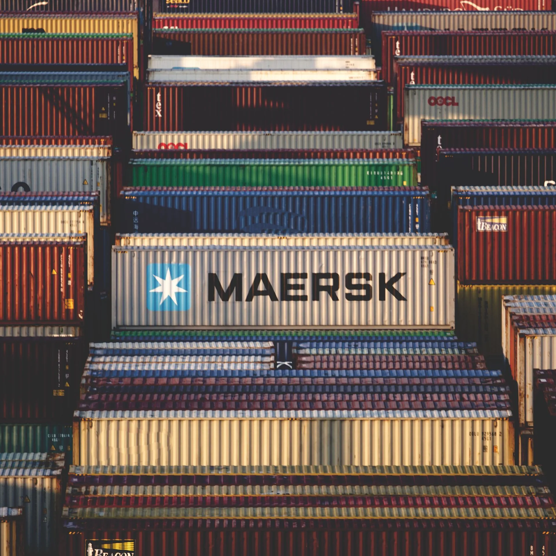 Secure storage yard with containers serving Maghull