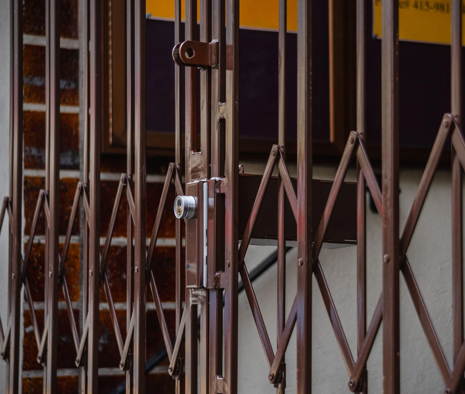 Secure steel palisade fencing and gated entry at a My Secure Yard site